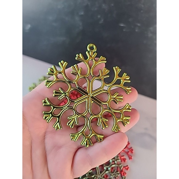 Snowflake Christmas Ornament Lot - Picture 4 of 10